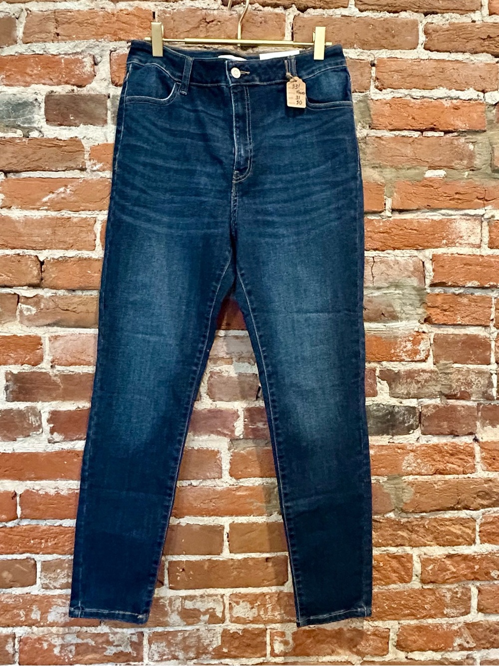 Zenana Jeans Size 31 Dark Wash High Rise Skinny Stretch Denim NWT